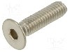 Surub M2,5, O&amp;#355;el rezistent la acizi A4, lungime 10mm, ingropat, pas filet 0.45, BOSSARD - 1099949