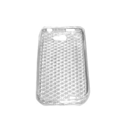 Husa silicon transparenta (tip fagure) pentru Samsung Galaxy W (Wonder) i8150 foto