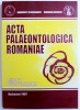 ACTA PALAEONTOLOGICA ROMANIAE , edited by OVIDIU DRAGASTAN , 1997