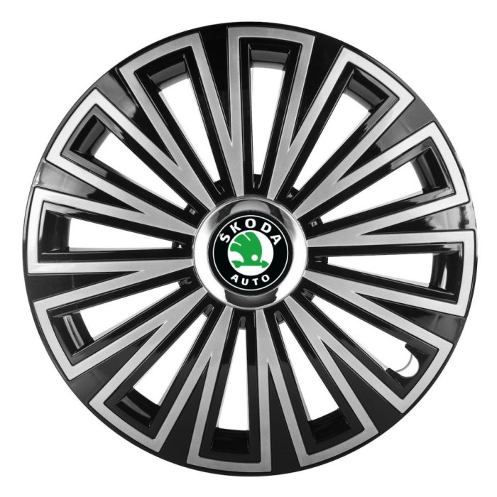 Set 4 Capace Roti, potrivite jantelor de R16, pentru Skoda, model sunset