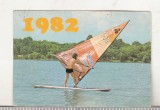 bnk cld Calendar de buzunar 1982 - ONT Litoral - windsurfing