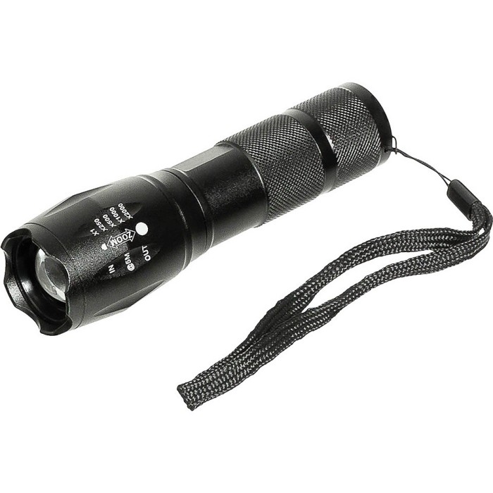Lanterna Tactica Military-Torch LED 800lm Neagra MFH