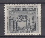 ROMANIA 1954 LP 373 CONFERINTA INTERNATIONALA INDUSTRIA CHIMICA SI PETROL MNH