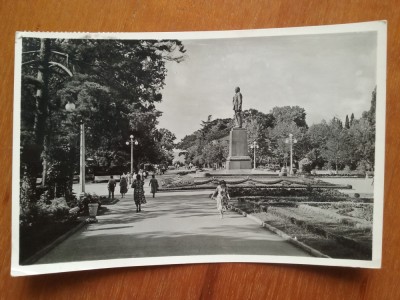 1962-Soci-statuie Lenin-C.P.circ. foto