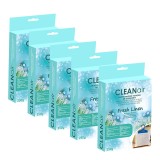 Set 5 absorbante umiditate Fresh Linen, 5 x 250 gr, absoarbe umezeala pana la 500 ml