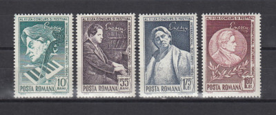 ROMANIA 1964 LP 591 AL III-LEA FESTIVAL INTERNATIONAL GEORGE ENESCU SERIE MNH foto