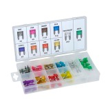 Kit sigurante auto &icirc;n cutie de depozitare - 100 buc - 2-30A - Mini 11 x 9 mm Best CarHome