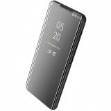 Husa Plastic OEM Clear View pentru Samsung Galaxy A30 A305 / Samsung Galaxy A20 A205, Neagra