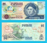 Bahamas (pick 50) 1 Dollar 1992 UNC serie: B832424 Comemorativă