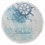 Prosop de plaja Nautical Collection, Oyo Concept, &Oslash;155 cm, policoton, multicolor
