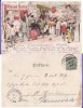 Germania- Iarmaroc, circ - litografie 1897-RR, Circulata, Printata