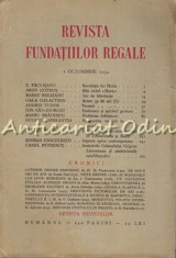 Revista Fundatiilor Regale Octombrie 1934 - Z. Paclisanu, Aron Cotrus foto