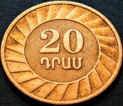 Moneda 20 DRAM - ARMENIA, anul 2003 * cod 852 foto