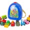 Set de masinute, utilaje si vehicule TechnoK in gentuta tip rucsac
