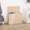 VidaXL Cutie de rufe, 88,5x44x66 cm, lemn masiv de pin