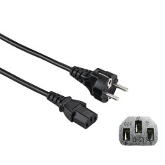 Cablu alimentare PC, monitor, Playstation 4 pro, 1.5M, cupru, Negru foto