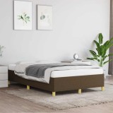 Cumpara ieftin Cadru de pat fără saltea țesătură maro 120x190 cm țesătură