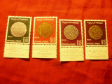 Serie Maroc 1968 - Monede , 4 valori, Nestampilat