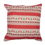 Cumpara ieftin Fata perna textil multicolor Craciun 44x44 cm