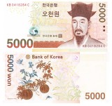 Coreea de Sud 5 000 5000 Won 2006 P-55 UNC