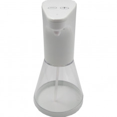 Dozator automat cu senzor pentru sapun lichid, dezinfectant, spirt, parfum, spuma, Well, 480ml, alb