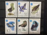 PC197 - U.R.S.S. / URSS 1982 Fauna/ Pasari, serie MNH, 6v, Nestampilat