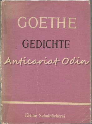 Gedichte - Johann Wolfgang Goethe foto