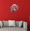 Set Oglinzi Design Modern Ceas Perete - Oglinzi Decorative Acrilice Cristal Ceas Perete - Diamant - MyStyle&reg;