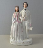 "Prince&amp;Princess" figurina de Staffordshire sec 19