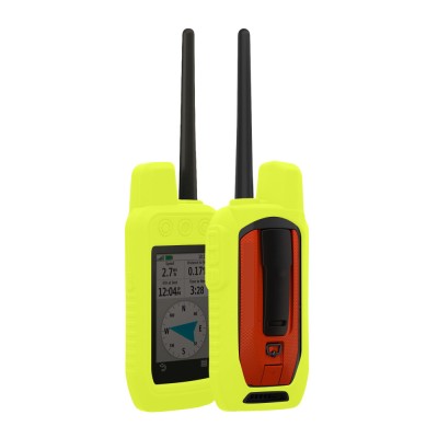 Husa GPS Kwmobile pentru Garmin Alpha 200, Galben, Silicon, 59668.75 foto