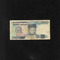 Indonezia Indonesia 1000 rupiah rupii 1987 seria394248