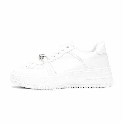 Sneakers Dama MBrands cu talpa flexibila, culoare alb, - 40 foto