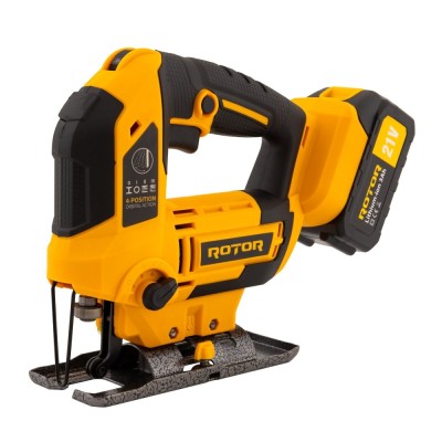 Fierastrau pendular pe acumulator (INCLUS) ROTOR RJS21,21V/ 3 Ah, 750W, 3000 rot/min foto