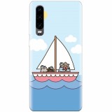 Husa silicon pentru Huawei P30, Happy Sailors