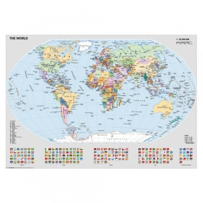 Puzzle Harta Politica a Lumii, 1000 piese Ravensburger foto