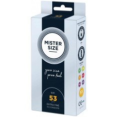 Prezervative MISTER SIZE 53 mm, 10 Buc.