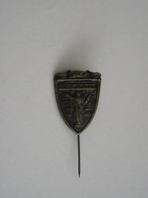 QW9 N8 32 - insigna - tematica orase - Ruse - Bulgaria foto