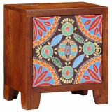 Gossi noptiera 40x30x45 cm din lemn masiv de salcam