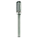 Tivoly 1031651 - Freza cu carburi metalice 16x25x70 mm tija 8 mm forma C (cilindrica cu cap sferic) tais dublu