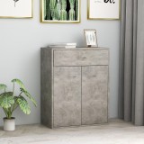 vidaXL Servantă, gri beton, 60 x 30 x 75 cm, PAL