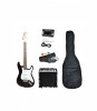 Set Chitara Electrica Flame TD163-1 BK Stratocaster, Amplificator 10W, Husa, Cablu, Pene, Curea, Corzi Rezerva, Tuner-Metronom MT40