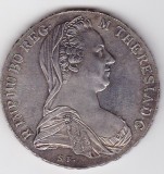 Austria Thaler Maria Theresia 1780, Rebatere Argint, Restrike S.F.