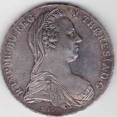 Austria Thaler Taler 1780 Maria Theresia Rebatere Restrike S.F.
