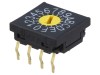 &Icirc;ntrerupător Codificare HEX/BCD 16 Poz THT 1000M&Omega;