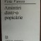 VIOLA VANCEA: AMINTIRI DINTR-O POPICARIE (POEME, 1983)