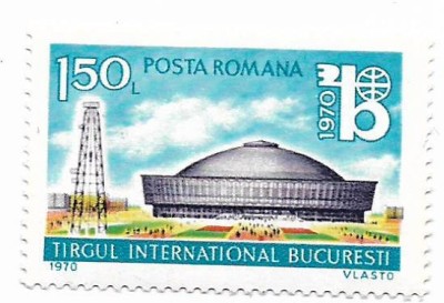 Romania (340) - Targul International Bucuresti, 1970 - neobliterat foto