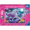 Puzzle unicorn 100 piese starline cu sclipici