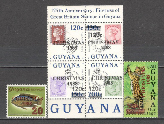 Guyana.1988 Nasterea Domnului-supr. GG.64