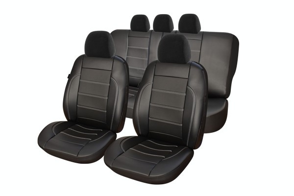 Set huse scaune din piele KIA SPORTAGE II (2005-2010) Compatibile cu sistem AIRBAG