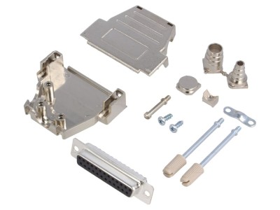 Conector D-Sub mamă 25 pini pe cablu foto